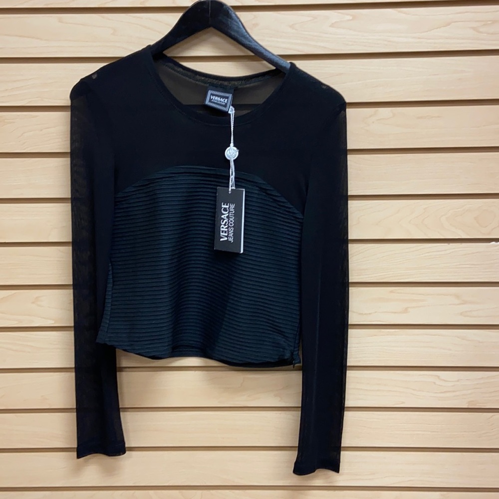 VERSACE BLOUSE TOP SIZE MEDIUM